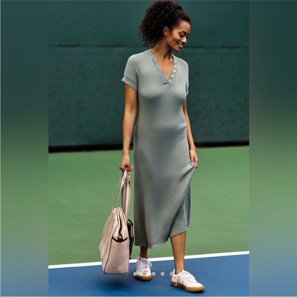 Varley Aria Knit Midi Dress - Picture 1 of 6